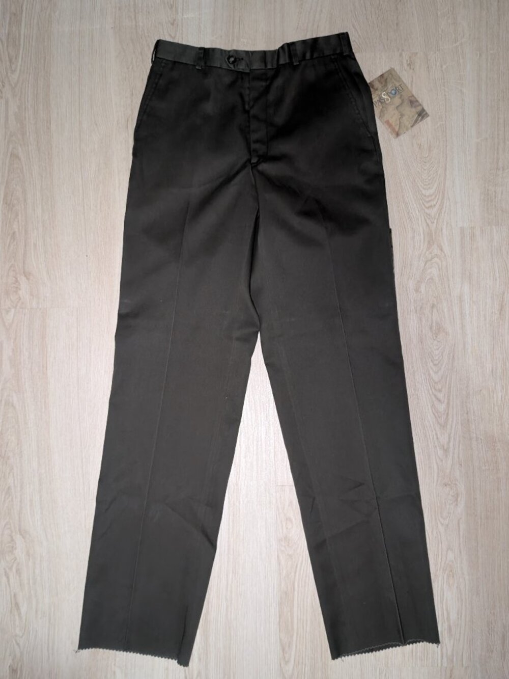Passport by Keith & Company Vintage NWT Pima Cotton Dress Pants Brown 33